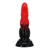 Power Monsters Fire Dragon – 24.5 cm Rippled Monster Silicone Dildo